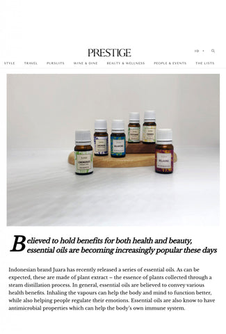 Boost Your Health and Soothe Your Spirits with JUARA Essential Oil
