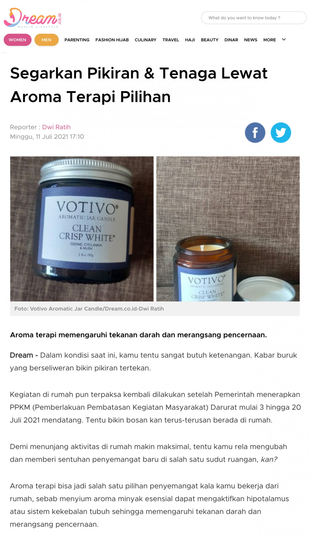 Segarkan Pikiran & Tenaga Lewat Aroma Terapi Pilihan