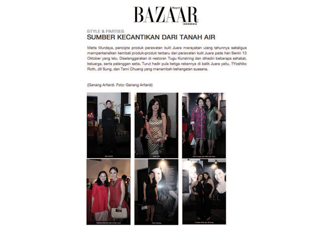 Bazaar Website: Sumber Kecantikan dari Tanah Air